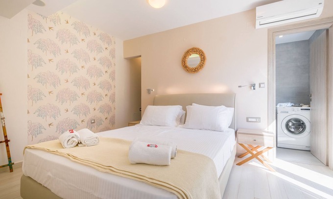 Daratsos Apartment | Glaros Casa - Garden near Beach w. Parking & EV