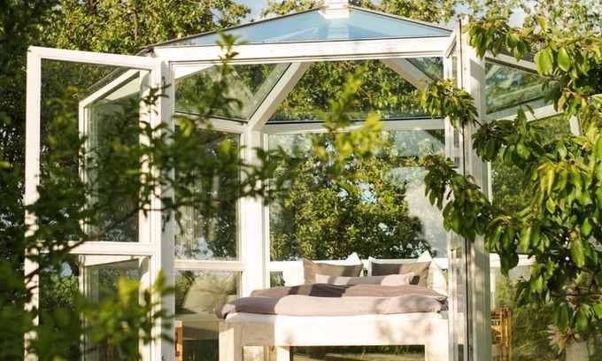 Neustadt am Kulm House | Glashaus Sternblick, Schlafen unterm Sternenhimmel