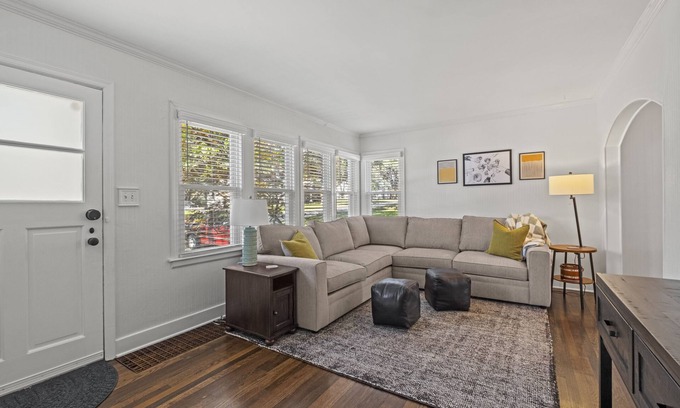 Merriam House | Goldfinch - Large Home + Walkable + Fire Pit