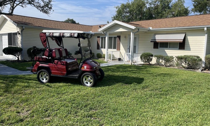 Summerfield House | Golf cart access to the villages from the community of Spruce Creek.