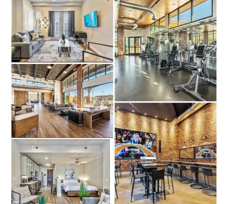 Downtown Salt Lake City Apartment | Golf Simulator Delta Salt Palace Gym King Bed