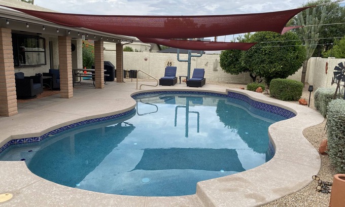 Paradise Valley Village House | Gorgeous corner lot home with a private pool and hot tub.