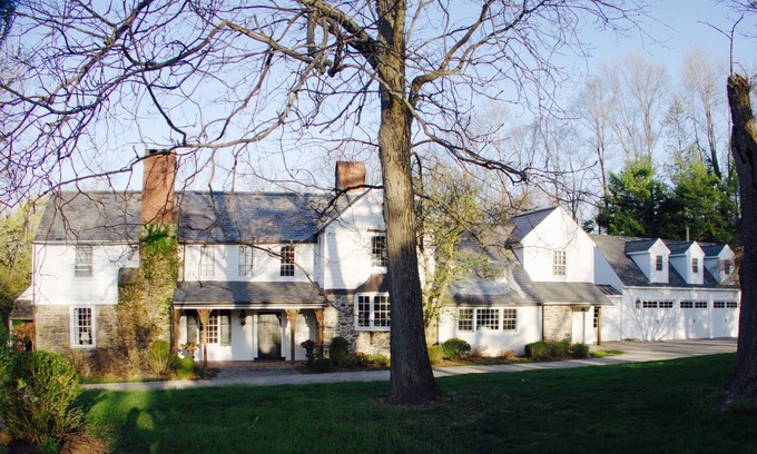 Wilton House | Gorgeous French Normandy Estate-Privacy- Pool- with Contemporary Details Inside