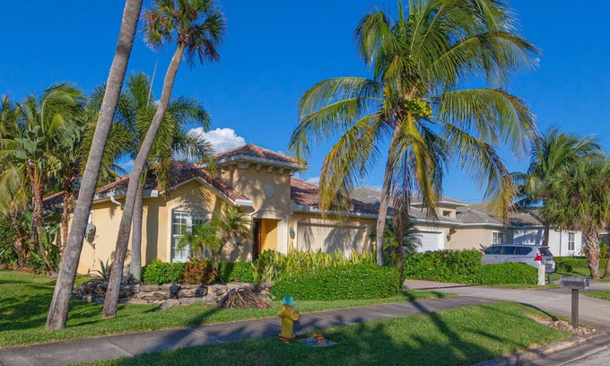Cocoa Beach House | Gorgeous MEDITERRANEAN STYLE. Private courtyard w/POOL. Easy walk to the Beach!