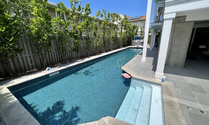 Lido Beach House | Gorgeous Modern Lido Beach home -Steps to Private beach. Heated pool, bikes,