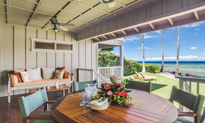 Puako House | Gorgeous Oceanfront Estate, Steps From Beach w/AC & Puako Bay Views: 10D