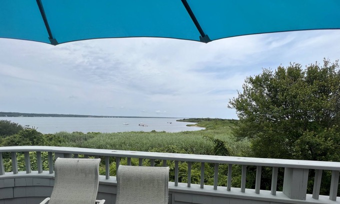 Charlestown House | Gorgeous views from this beach house. Private pond access, 5 min walk to beach.