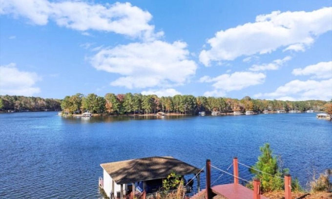 North Shore Acres House | Gorgeous views on large cove just off Main Lake.