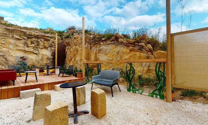 Xlendi RV Rental | Gozo Bus Glamping - Stay on a 1974 Vintage Maltese bus in Xlendi
