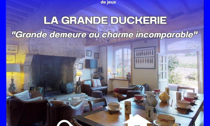 Tamerville House | Grande Duckerie 13pers SPA Baby-Foot 15min Mer