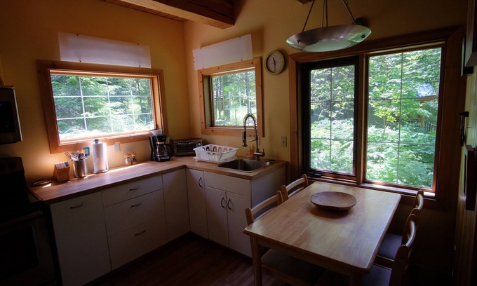 Crawford Bay Cabin | Granny's Shabby Chic Shack to enjoy mother natural inside/outside