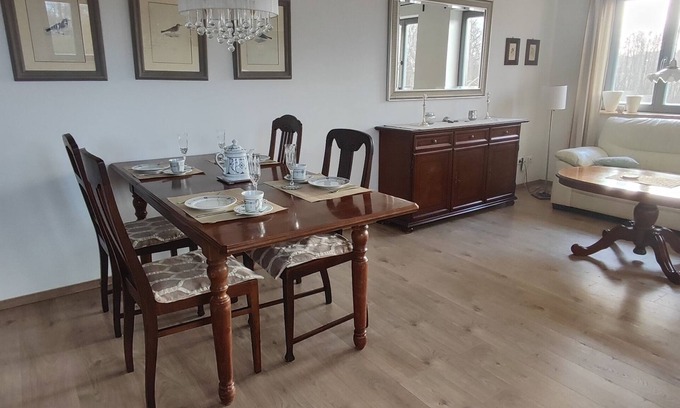 Kalkhorst Apartment | Graureiher-Rental-Superior-Private Bathroom-Countryside view