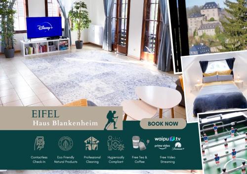 Blankenheim Apartment | Greenhouse Living "Haus Blankenheim" - Burgblick I Urlaub mit Hund - 30 Minuten zum Phantasialand & Nürburgring