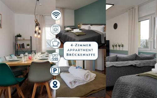 Rohrbach Apartment | Große, gemütliche 4-Zimmer-Ferienwohnung mit guter Verkehrsanbindung im Süden von Heidelberg