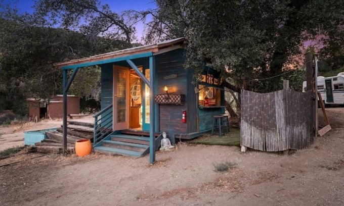 Leona Valley House | Groovy Little Patchwork Cabin