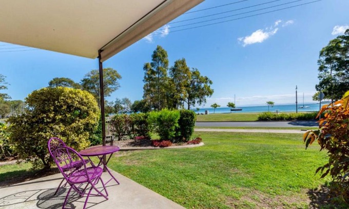 Bongaree House | Ground Floor with water views and pool!
