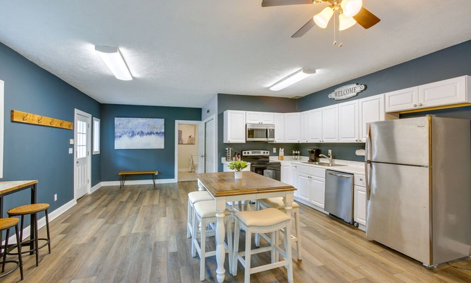 Cadillac House | Group Getaway in Cadillac ~ 4 Mi to State Park!