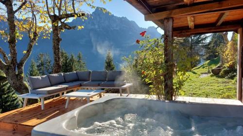 Rougemont Ski Chalet | Gstaad Paradise View Chalet with Jacuzzi