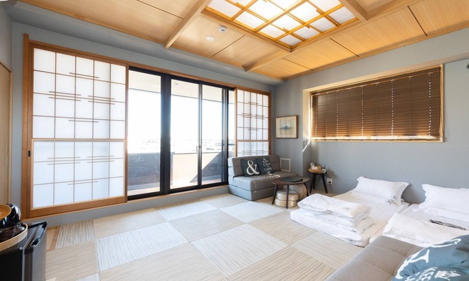 Katsushika Hotel | Guest room G 6 people with terrace/Katsushika-ku Tokyo