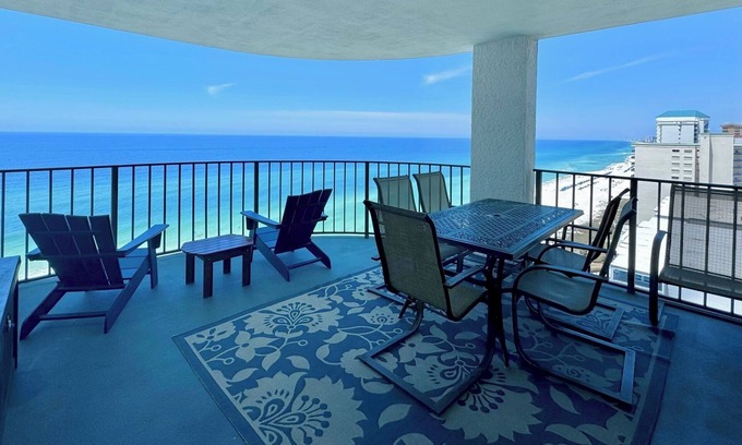 Biltmore Beach Condo | Gulf Front 2 Bed 2 Bath Free Beach Service pool