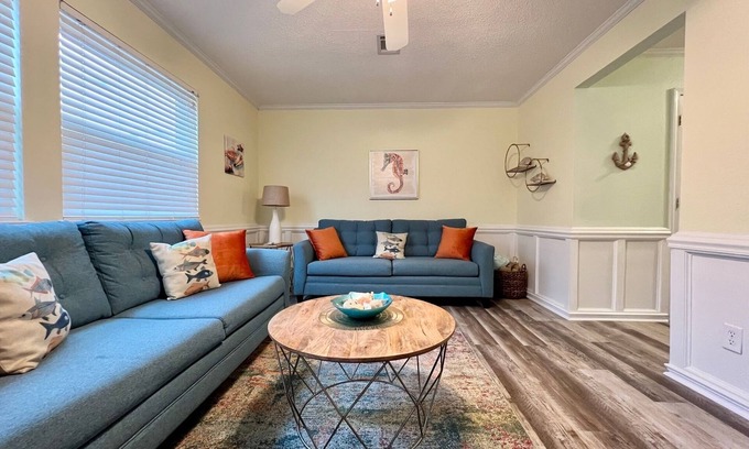 Sugar Beach House | Gulf-front Townhome w/all the extras! Pool! Many updates!