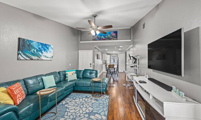 Galveston Condo | Gulf & Pool view, Washer & Dryer, Families Love it