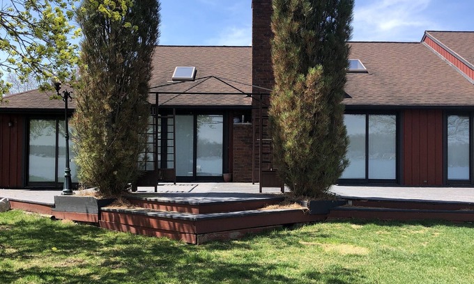 Bradley House | Gun lake front home available for June July and august rent all or 30 days