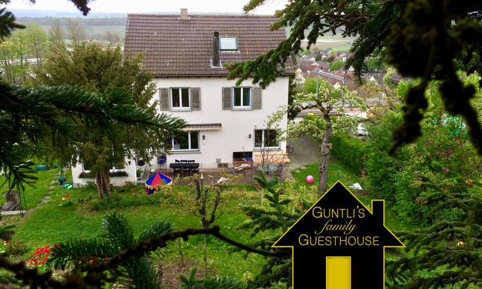 Andelfingen District House | Guntli’s Family Guesthouse: Entire top floor, own bath - rural within city range