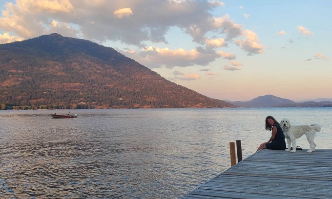 Sandpoint RV Rental | Gypsy bell tent on Lake Pend Oreille in Sandpoint
