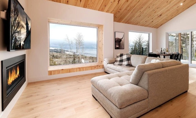 Saint-Joseph-de-la-Rive Ski Chalet | Hôtel à la maison - Vertigo, montagne, fleuve
