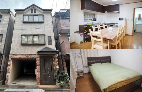 Joto Apartment | H2H VILLA鴫野西 三層公寓【JR京橋步行6分鐘】機場直達 容納6人3房1廳 自助入住 帶車位