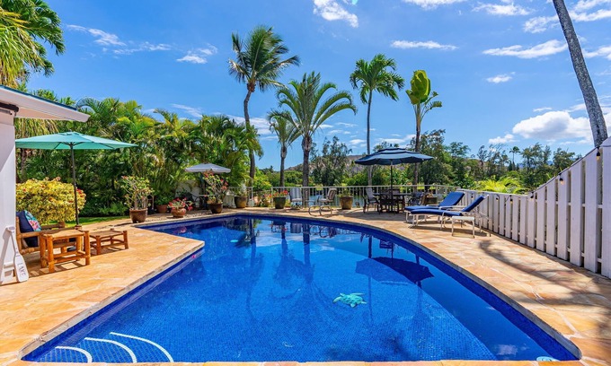 Kailua House | Hale Aloha: Luxe Waterfront Home, Island Vibe, Private Pool, Near Kailua Beach