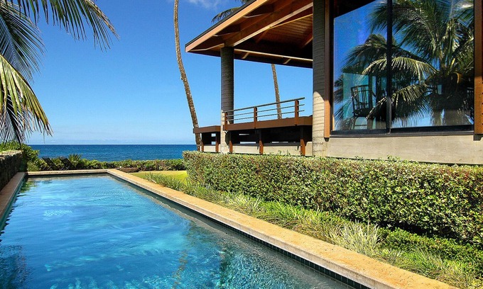 Poipu House | Hale Makai By Parrish Kauai- oceanfront with pool and AC, honeymoon haven at Hal