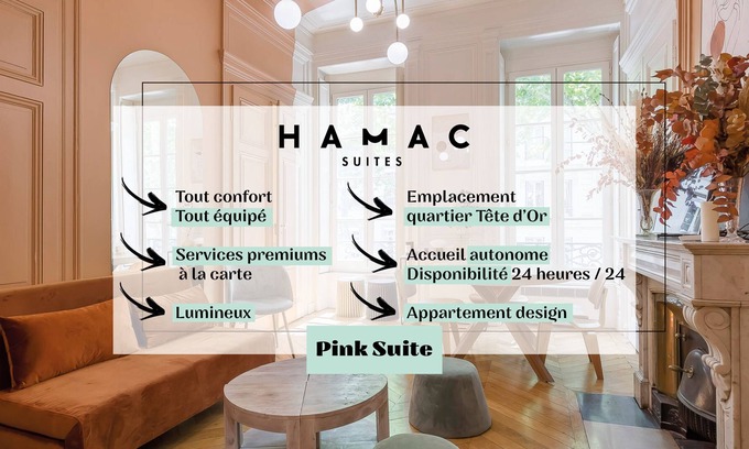 Marechal Lyautey - Vitton Apartment | Hamac Suites - Pink Suite - Idéal couple