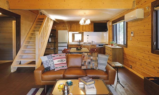 Chino House | HANDS LOG 3LDK with deck up to 5 people Family /Chino Nagano
