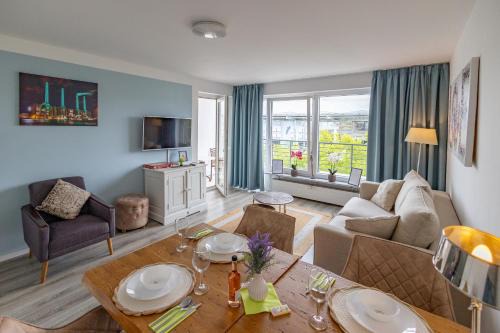 Wolfsburg Apartment | HANNIBAL - Design City Apartments - "Südkopcenter", VW Nähe, Parkplatz, HighSpeed-WLAN, Fitness, Gastronomie, Balkon oder Terrasse