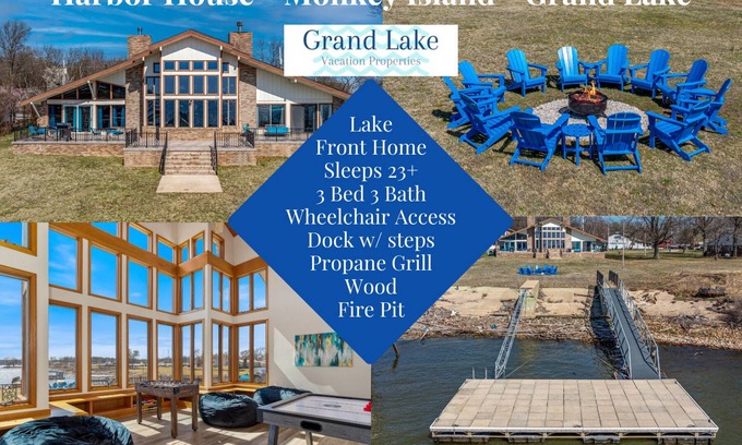 Afton House | Harbor House Monkey Island, 3bd/3ba, Dock, FirePit