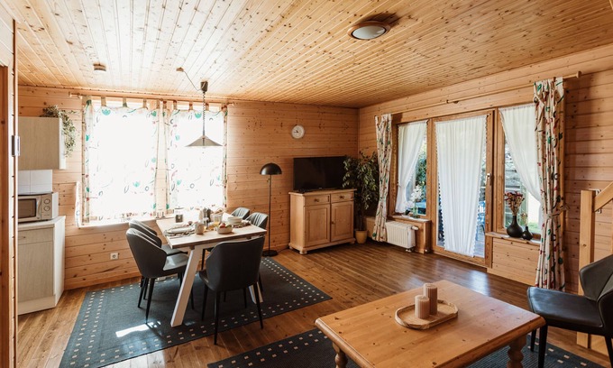 Rotacker House | HAS-03 Log cabin, 4-6 pers., 65sqm - Naturerlebnisdorf Blauvogel