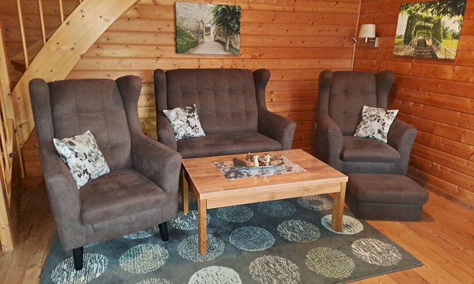 Rotacker Apartment | HAS-53 Log cabin, 5 pers., 65sqm - Naturerlebnisdorf Blauvogel (5)