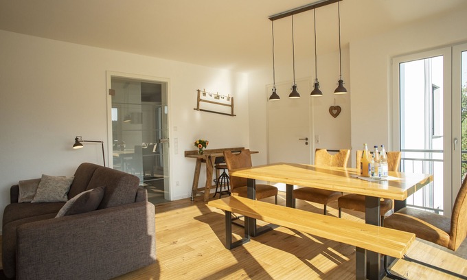 Neukirch Apartment | Haus am See - FeWo Baurn-Suite