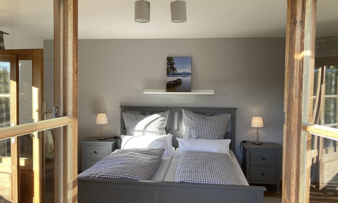 Seehausen am Staffelsee House | Haus Klara - lakeside living with private bathing area and rowing boat hire