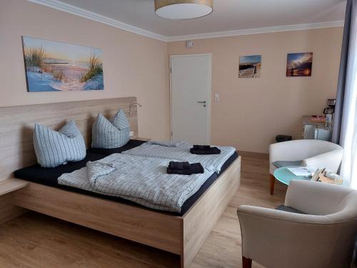 Lembruch Apartment | Haus Strandlust- gemütliches Studio direkt am Dümmer