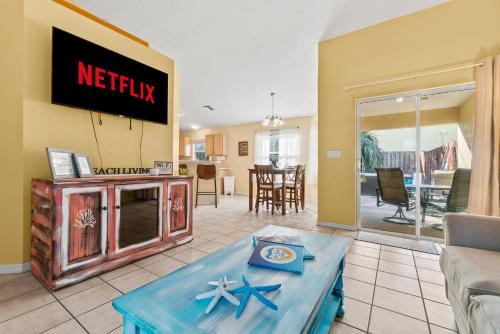 Indialantic House | Heart of the Waves - 3BR & 2BA Beach Retreat - NEW HOT TUB - Outside Patio with Grill & Seating, Steps to Fun!
