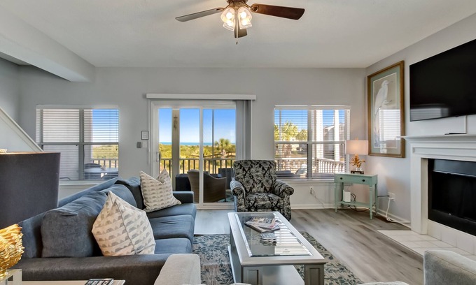 Tybee Island House | Heated Pool Access | Family friendly Beach Home | Ocean view | By Southern Belle Tybee