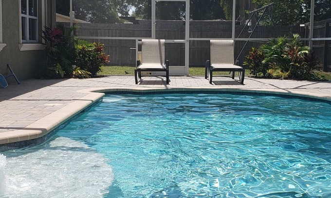 Apollo Beach House | Heated Pool in Apollo Beach
