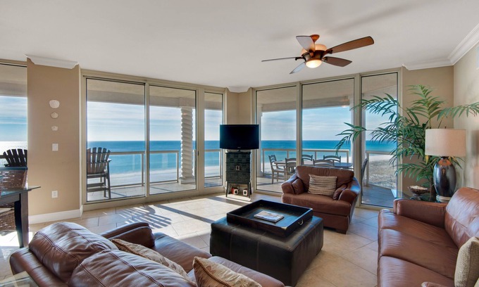 Pensacola Beach Condo | HEAVEN ON EARTH! Tower 5 801 Best Views on the island-HUGE 3BR rented as 2BR.