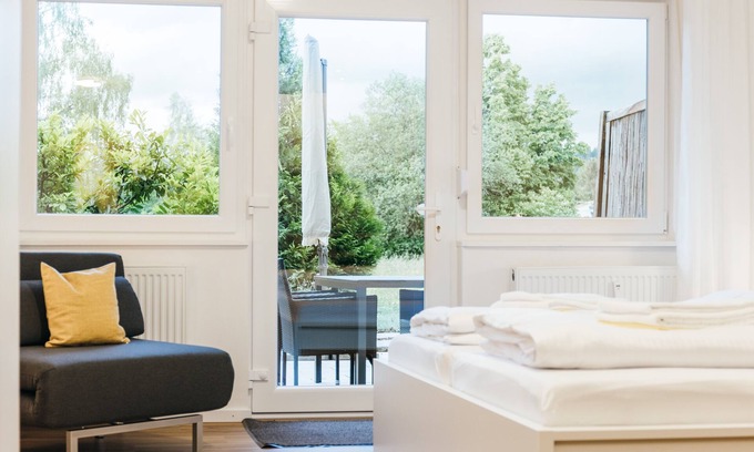Scheidegg Apartment | Heimatel: Smartes Allgäu-studio mit Pool & Sauna in Bester Lage