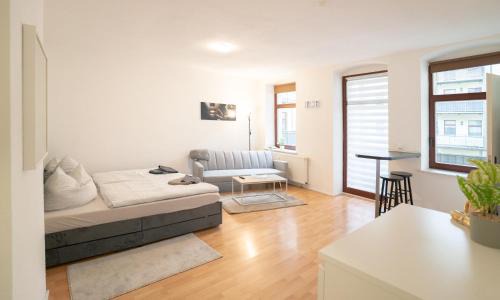Sudenburg Apartment | Helles Apartment nähe Uni-Klinik mit Super Lage - W-Lan - Balkon in den Innenhof
