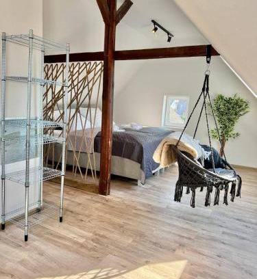Burgeresch Apartment | Helles Ferienhaus super zentral mit gratis Stellplätzen N162