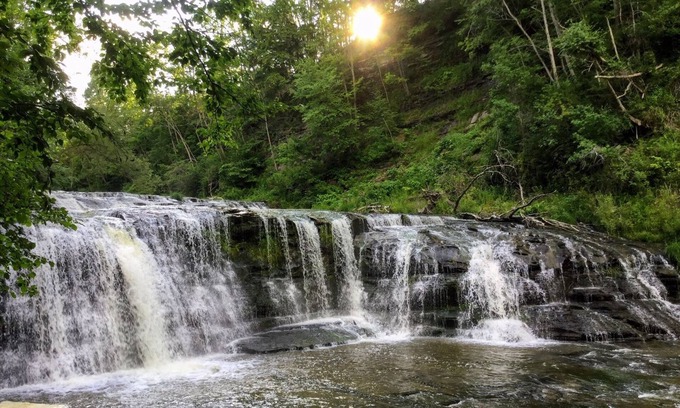 Dansville Cabin | Hemlock Hideaway Cabin with waterfalls, walking trails